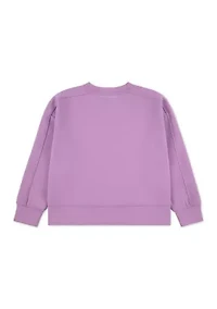 neo knit crew neck sweatshirt
