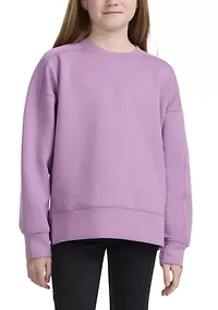 neo knit crew neck sweatshirt