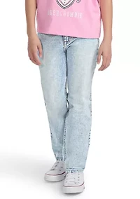 high rise 90s straight denim jeans