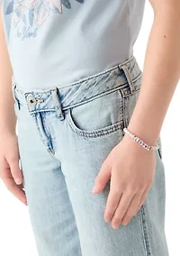 low rise seamed baggy jeans