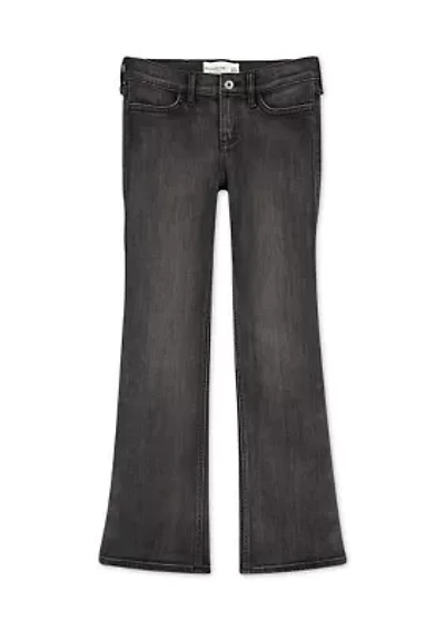 lowrise bootcut stretch jeans
