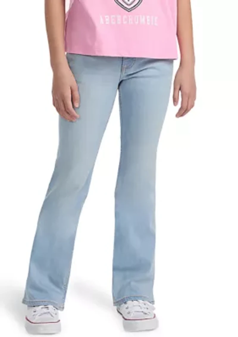 lowrise bootcut stretch jeans