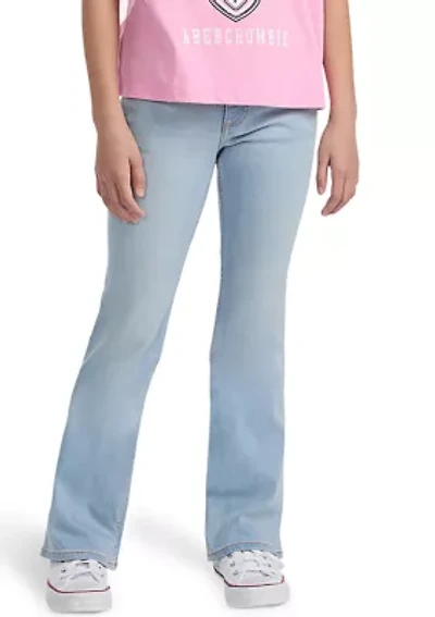 lowrise bootcut stretch jeans