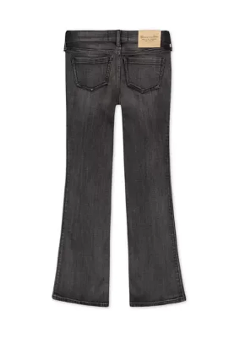 lowrise bootcut stretch jeans