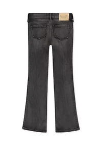 lowrise bootcut stretch jeans