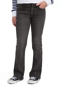 lowrise bootcut stretch jeans