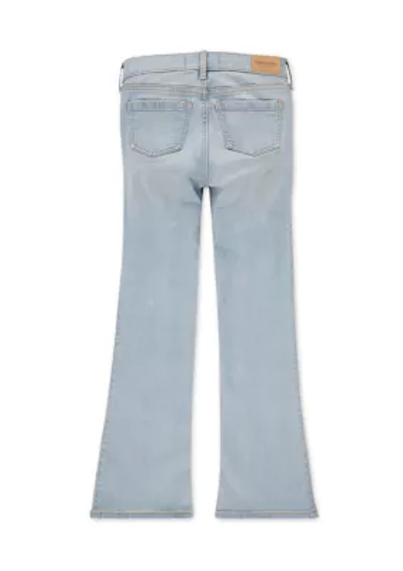 lowrise bootcut stretch jeans