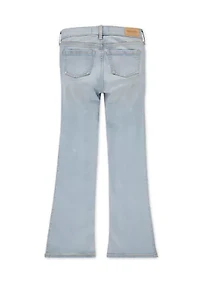lowrise bootcut stretch jeans