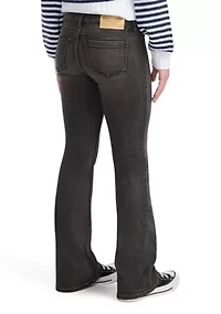lowrise bootcut stretch jeans