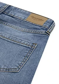 high rise wide leg jeans