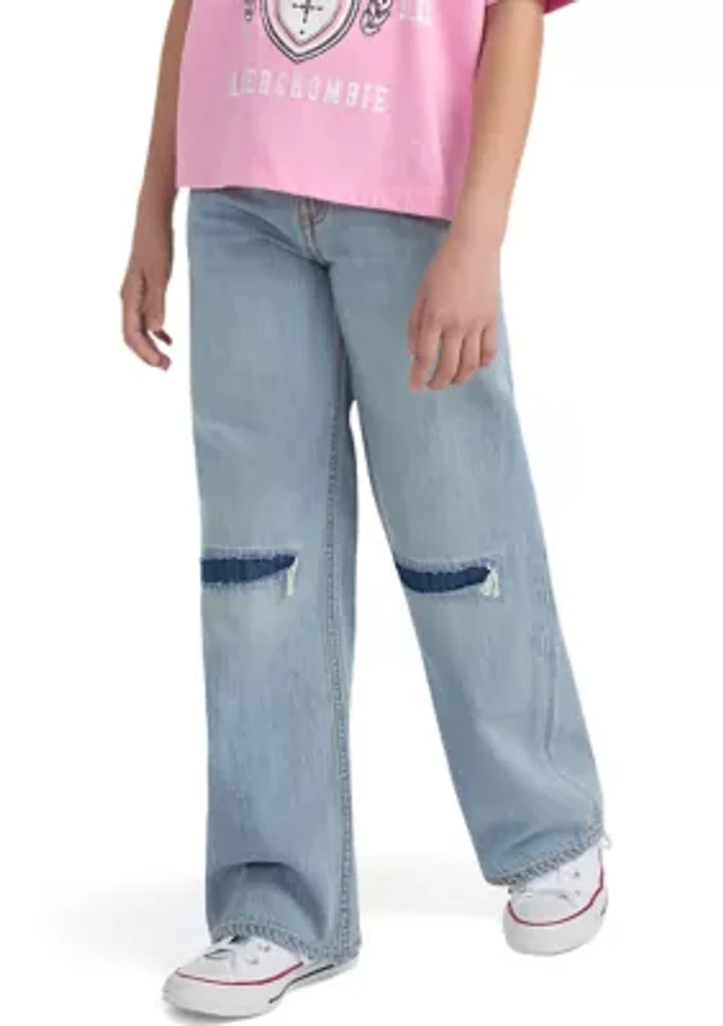 high rise ultra wide leg jeans