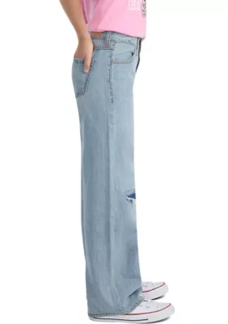 high rise ultra wide leg jeans
