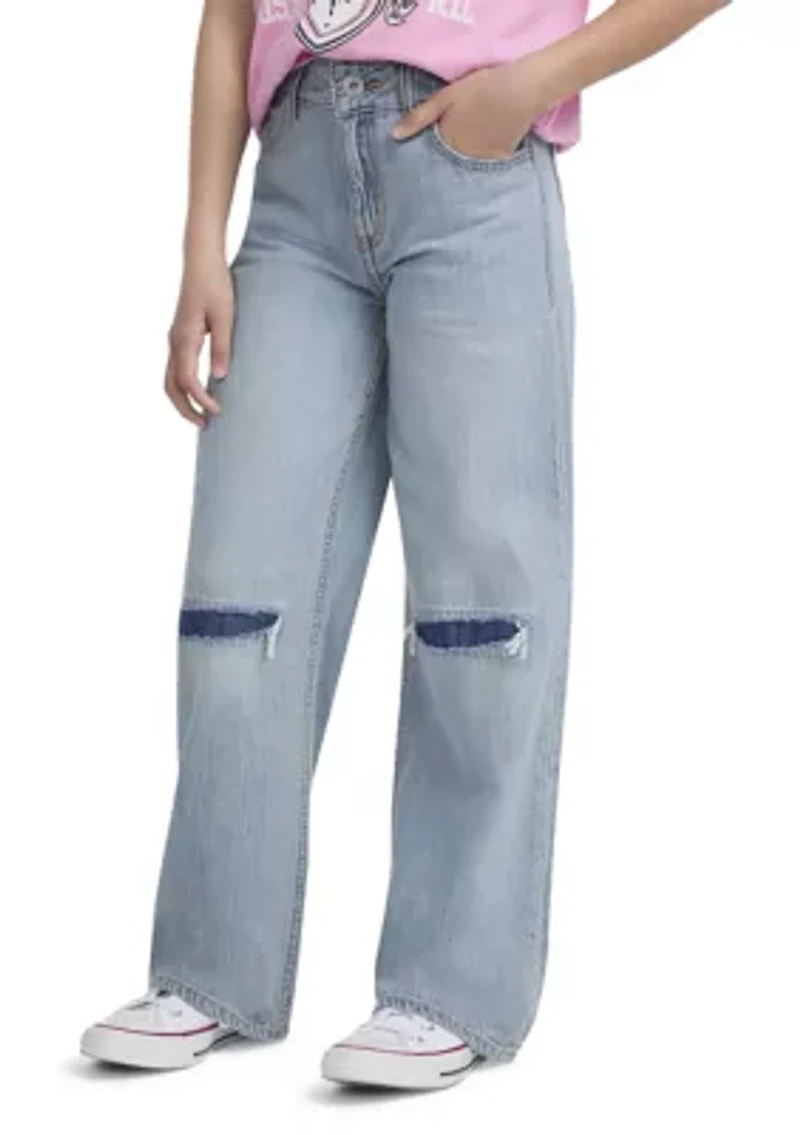 high rise ultra wide leg jeans
