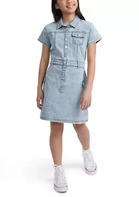 utility shirtdress