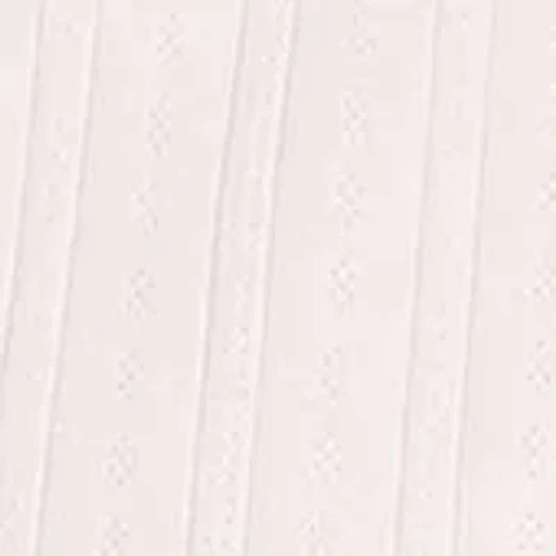 square neck pointelle t-shirt