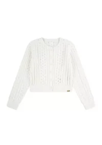 cable knit cardigan