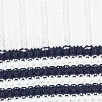 slash neck striped sweater