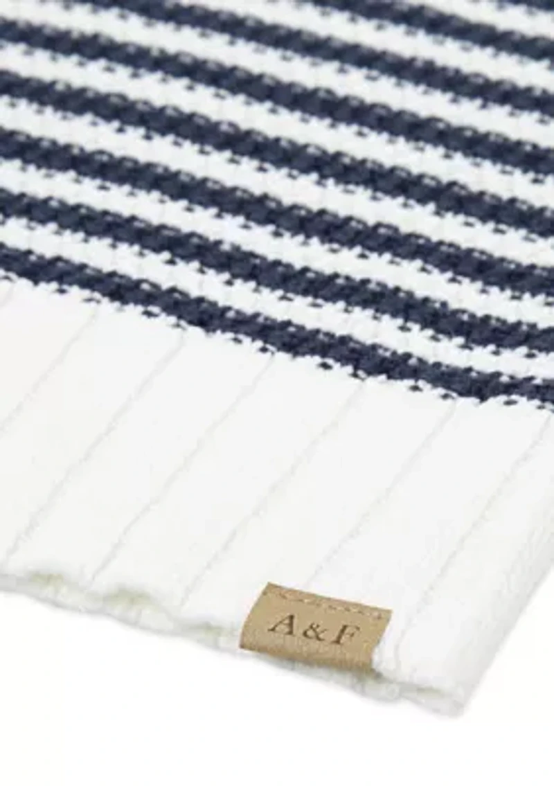 slash neck striped sweater