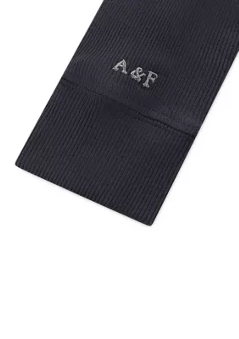 cozy twist front ribbed top