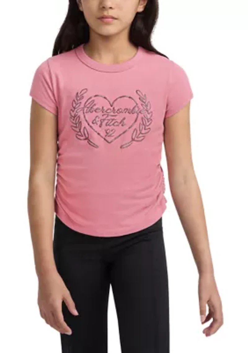 heart logo graphic t-shirt