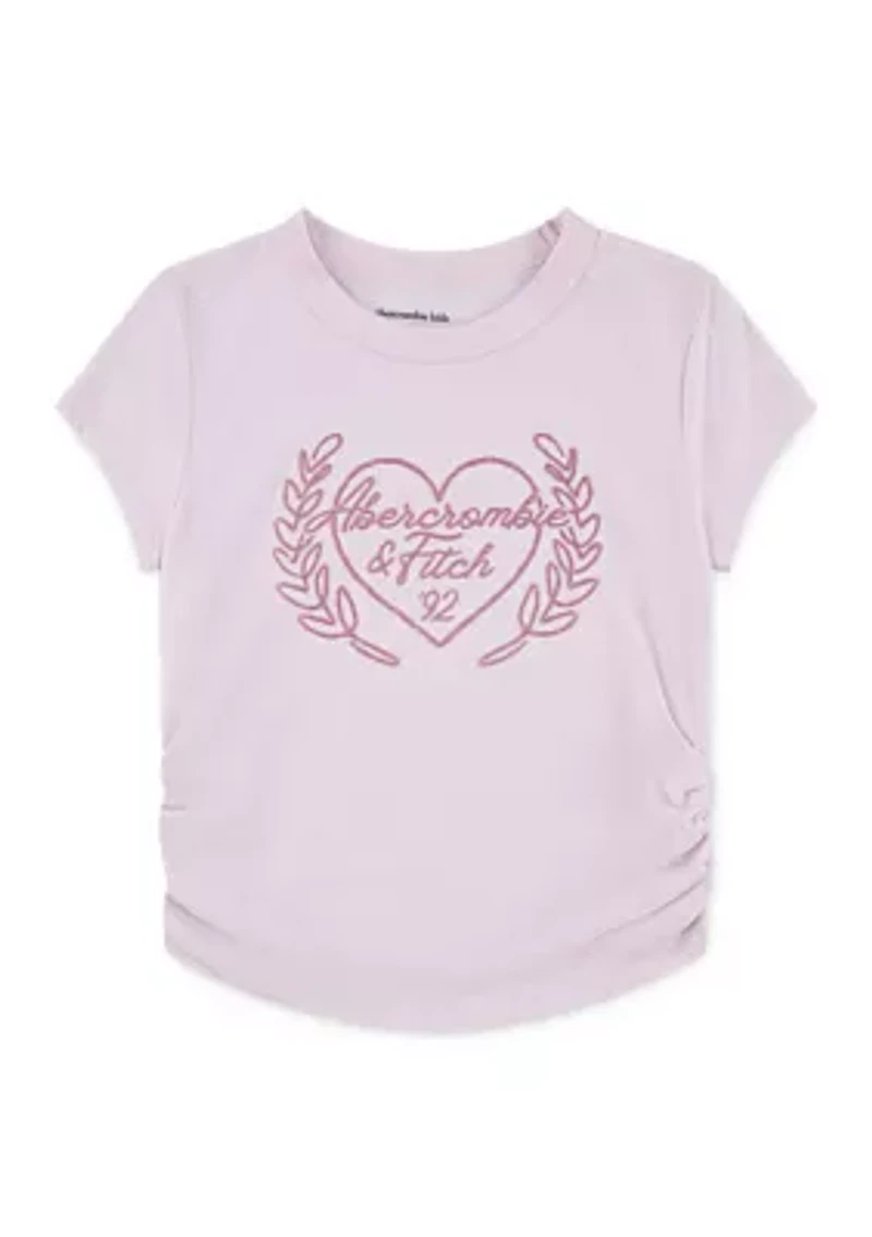 heart logo graphic t-shirt