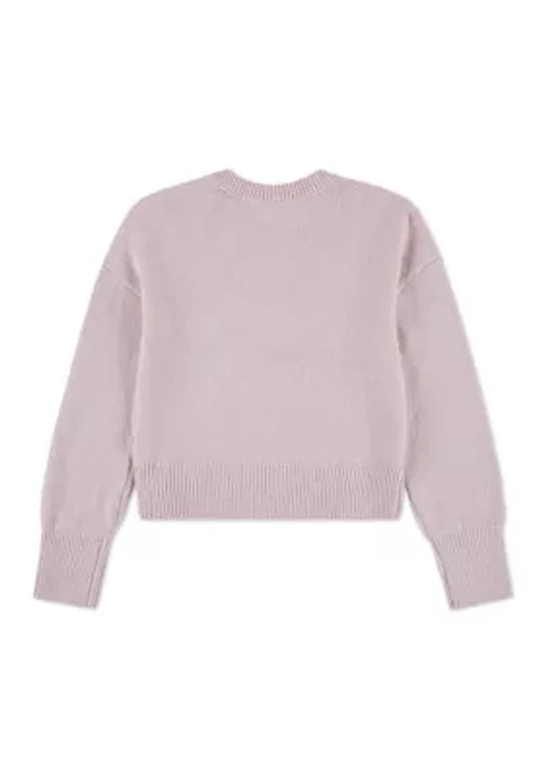 sparkle crew sweater