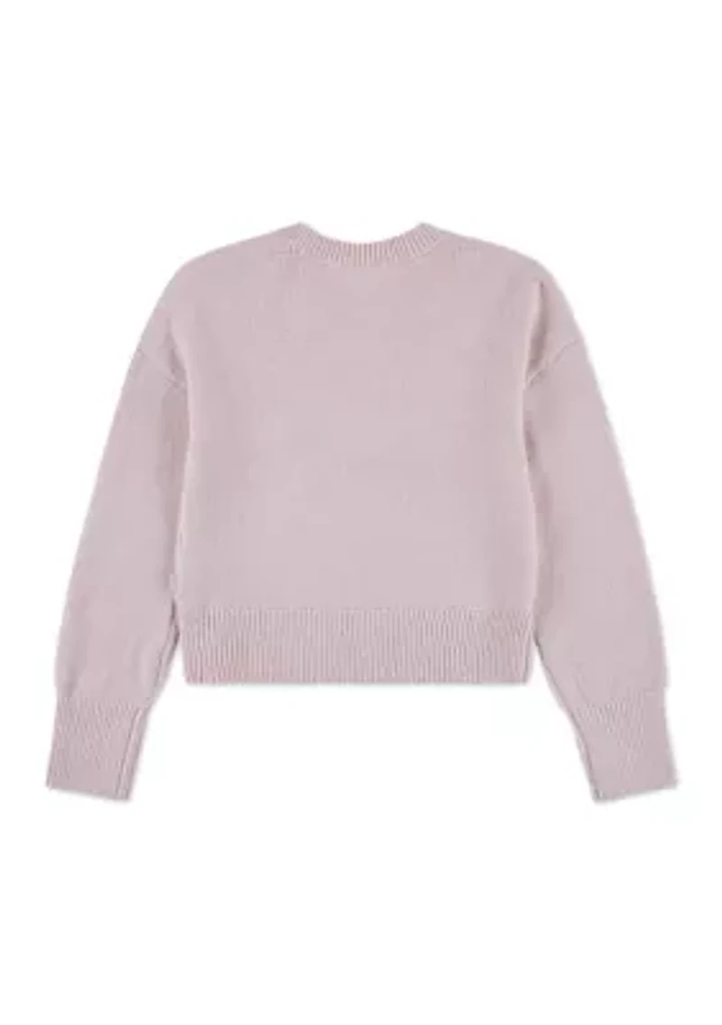 sparkle crew sweater