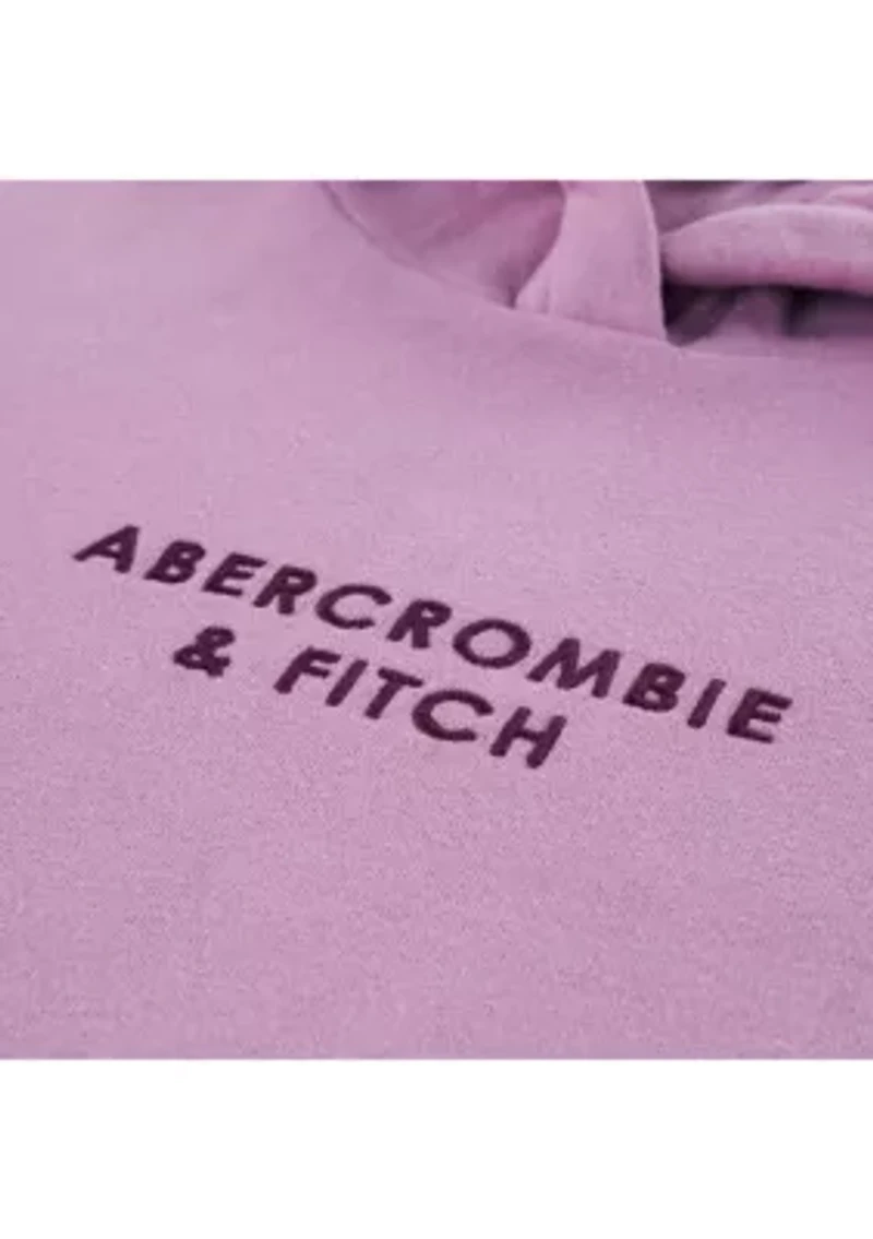 lily embroidered pullover hoodie