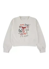 bows logo sweatshirt