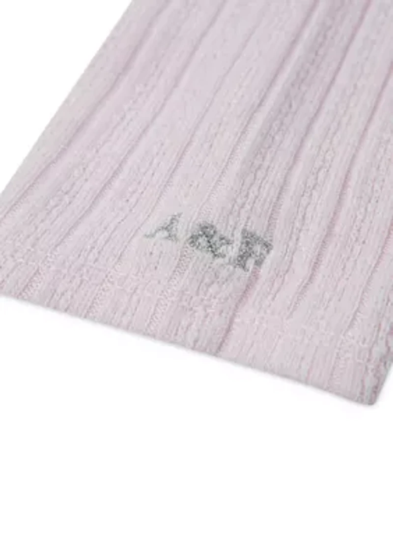 double bow pointelle top