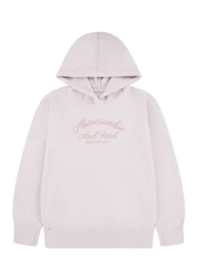 logo pullover hoodie