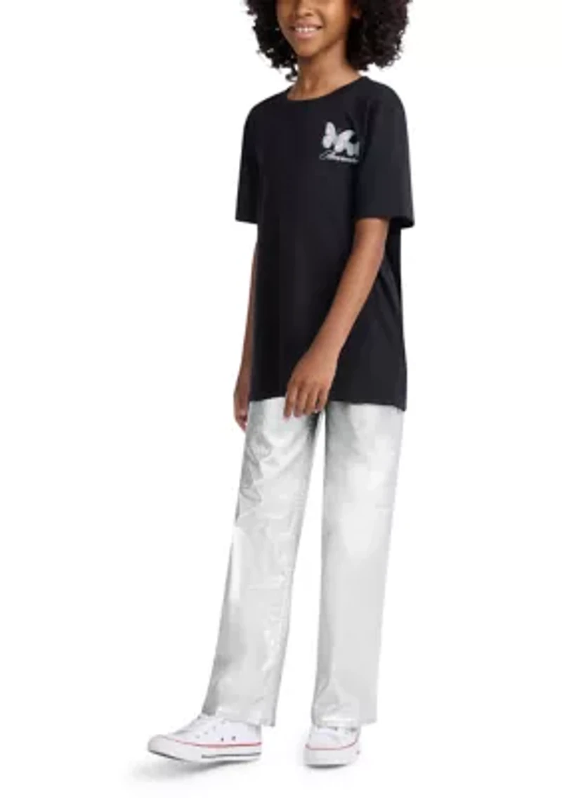 shine high rise wide leg jeans