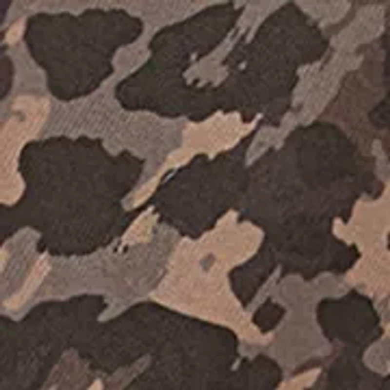 printed leopard baggy jeans