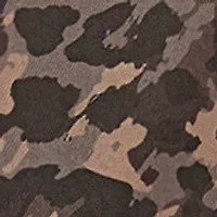 printed leopard baggy jeans