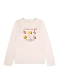 holiday treats long sleeve t-shirt