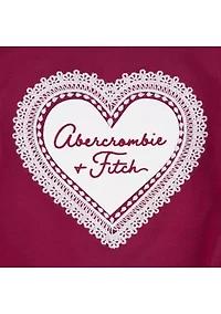 lacey long sleeve ruched tee