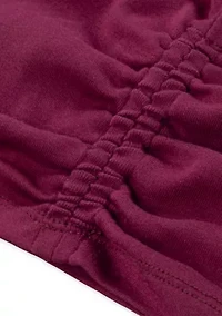 lacey long sleeve ruched tee