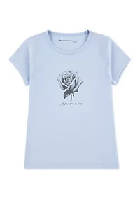 rose logo short sleeve t-shirt
