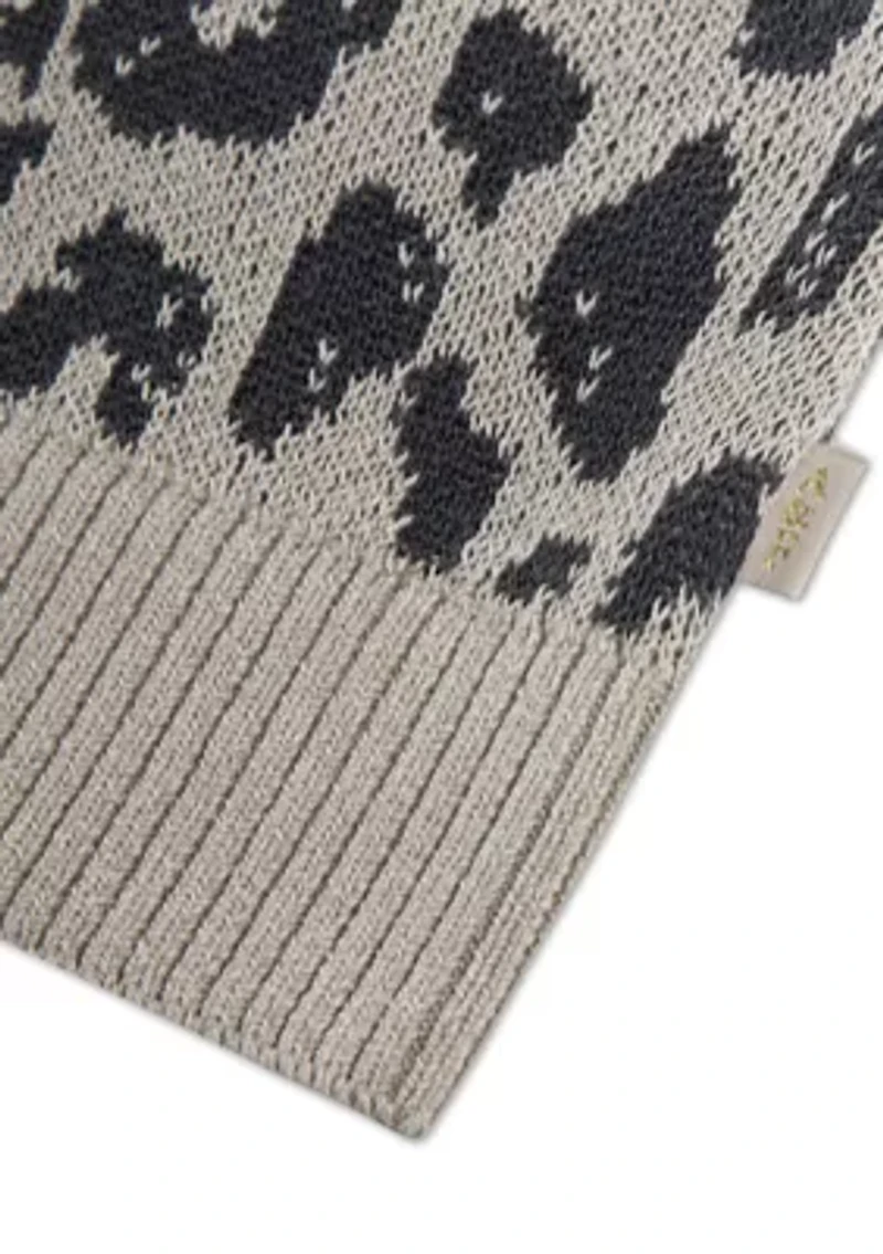 leopard crew sweater