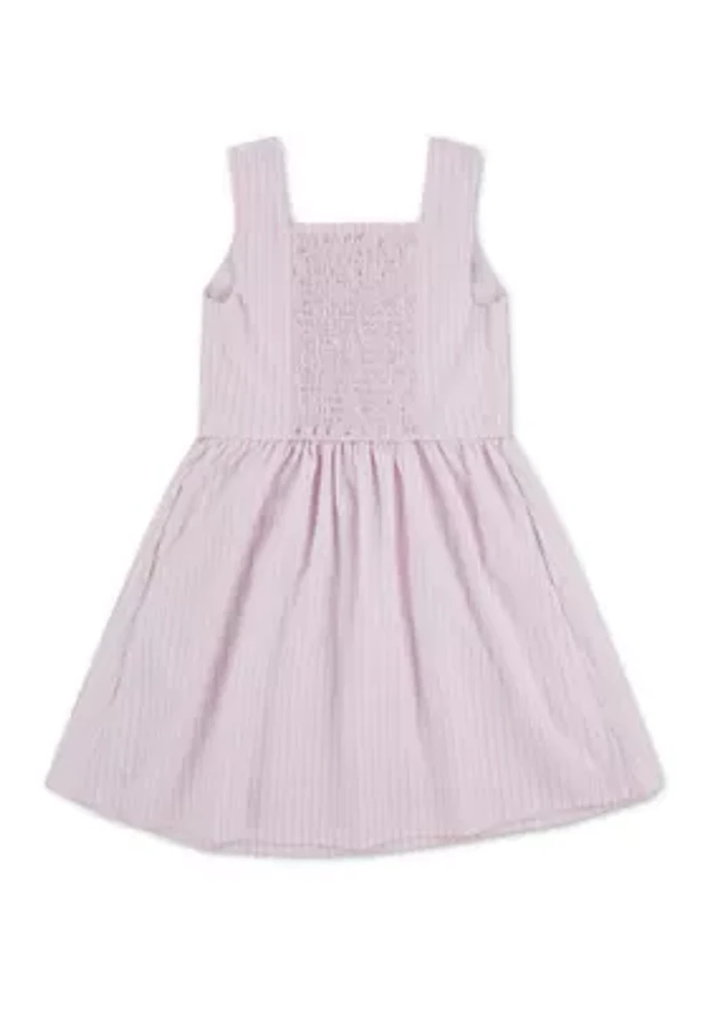 faux button-through mini dress