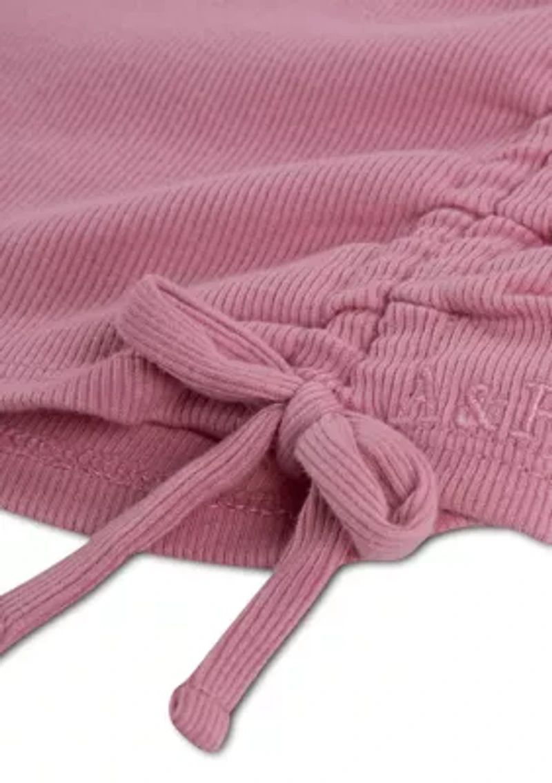 short sleeve shoulder play top