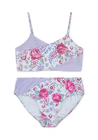 afg cross-wrap 2-piece swimsuit