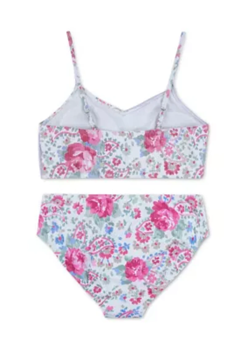 afg cross-wrap 2-piece swimsuit