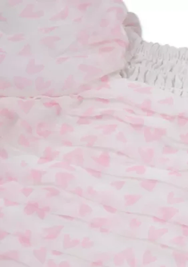 emerson organza puff sleeve top