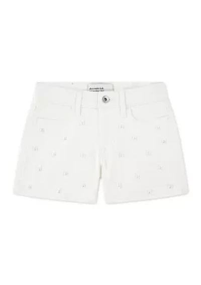 pearly twill shorts