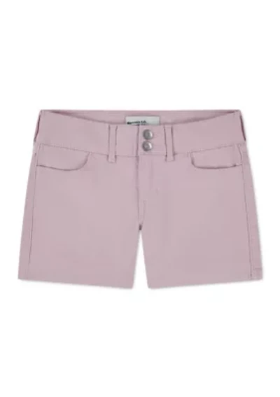 afg low ride midi color twill shorts