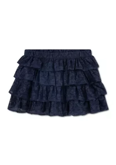 lace micro mini skort