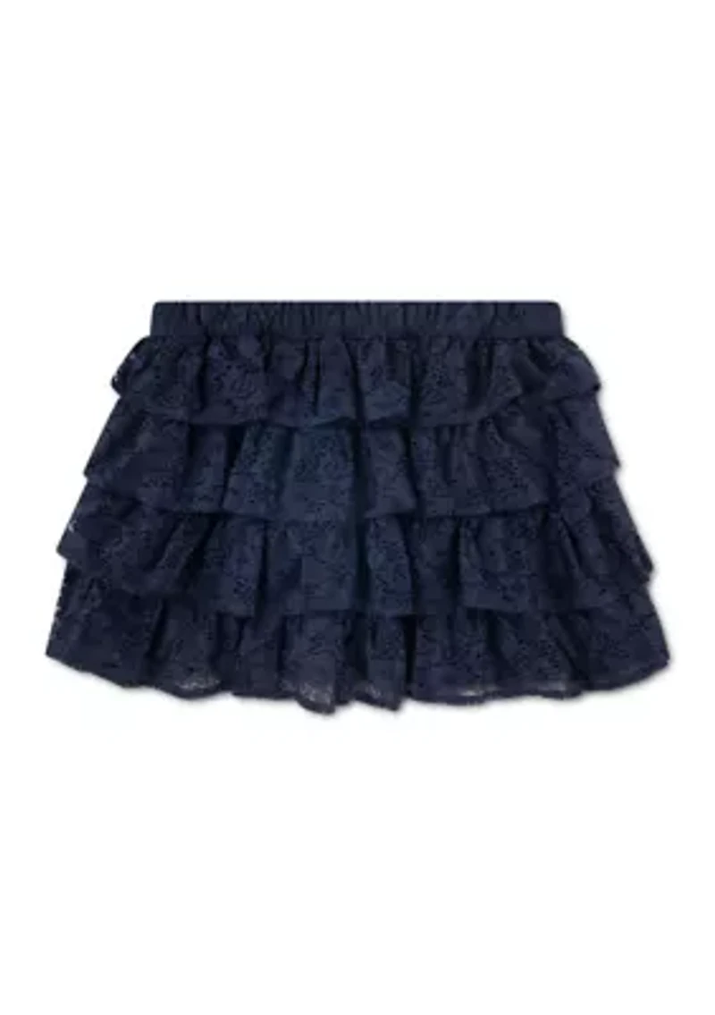lace micro mini skort