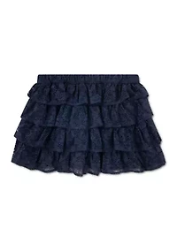 lace micro mini skort