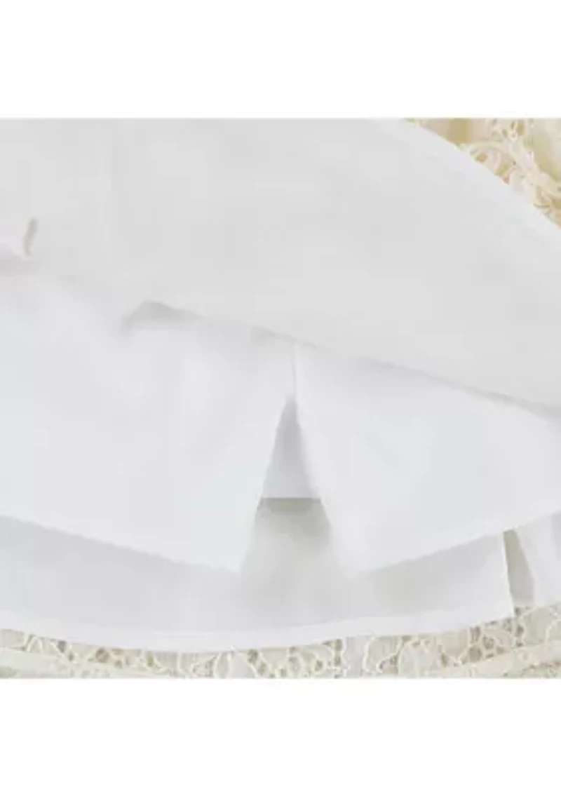 lace micro mini skort